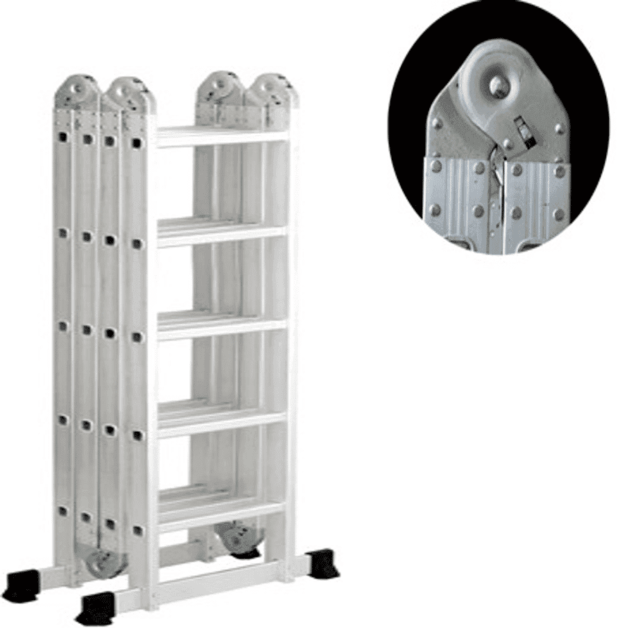 4by5 aluminium multi-purpose ladder 20ft