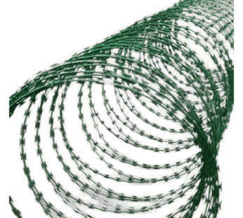 Green razor wire 450mm