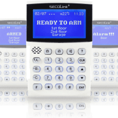 Secolink Graphic LCD keypads KM24A and KM24G