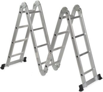 Heavy Duty 4by3 Aluminium Folding Ladder 12ft