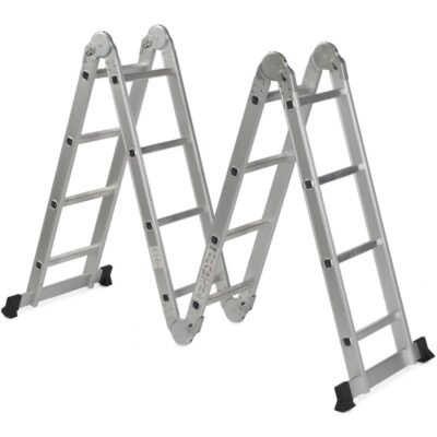 Heavy Duty 4by3 Aluminium Folding Ladder 12ft