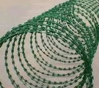 Green Razor Wire