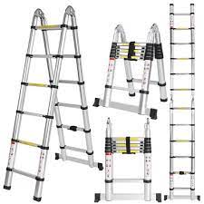 3.8M Double Telescopic Ladder - Secu Depo