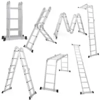 4by10 aluminum foldable ladder secu depo