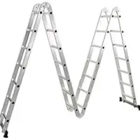 4by7 aluminum foldable ladder secu depo