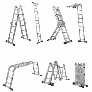 4by8 aluminum foldable ladder secu depo