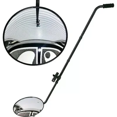 car under vehicle search security mirror