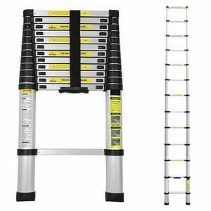 telescopic 3.8m ladder