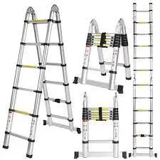 3.8M 1.9+1.9m Double Telescopic Ladder