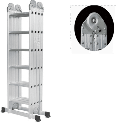 4by6 Aluminium Folding Ladder 24ft