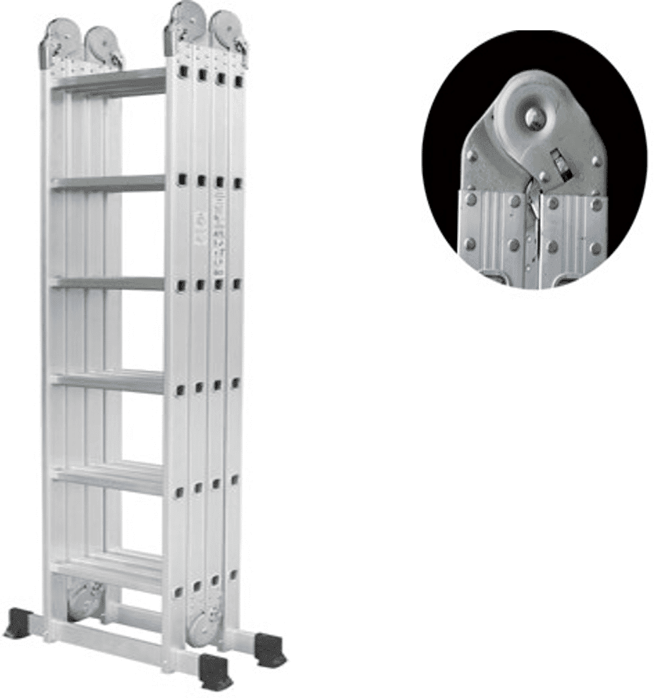 4by6 Aluminium Folding Ladder 24ft
