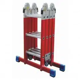 4by3 (Red) aluminium multi-purpose ladder 12ft