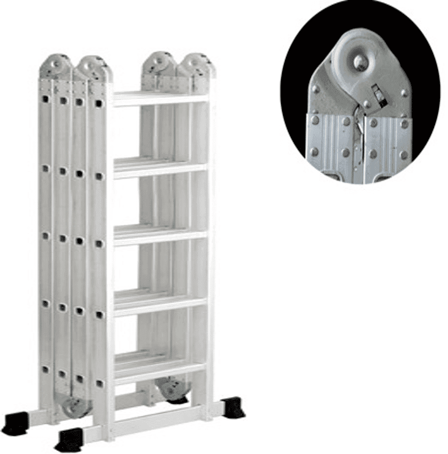 4by5 aluminium multi-purpose ladder 20ft