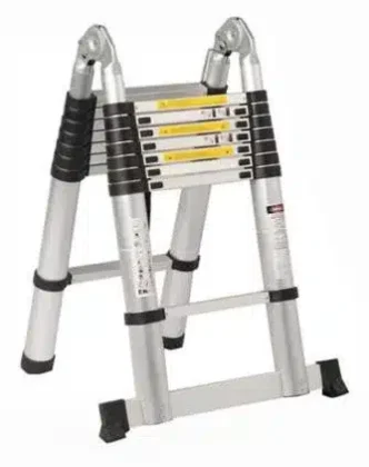 5.6M Double telescopic aluminium ladder