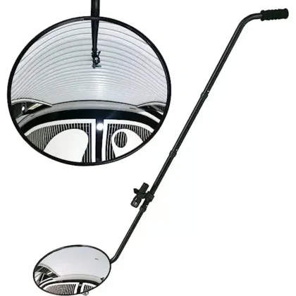 car under vehicle search security mirror