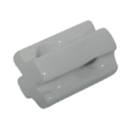 Porcelain electric fence insulators